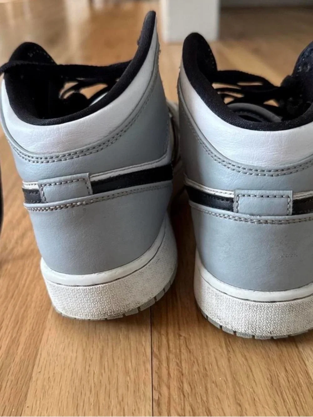 Nike' Black & Gray High-Top Sneakers